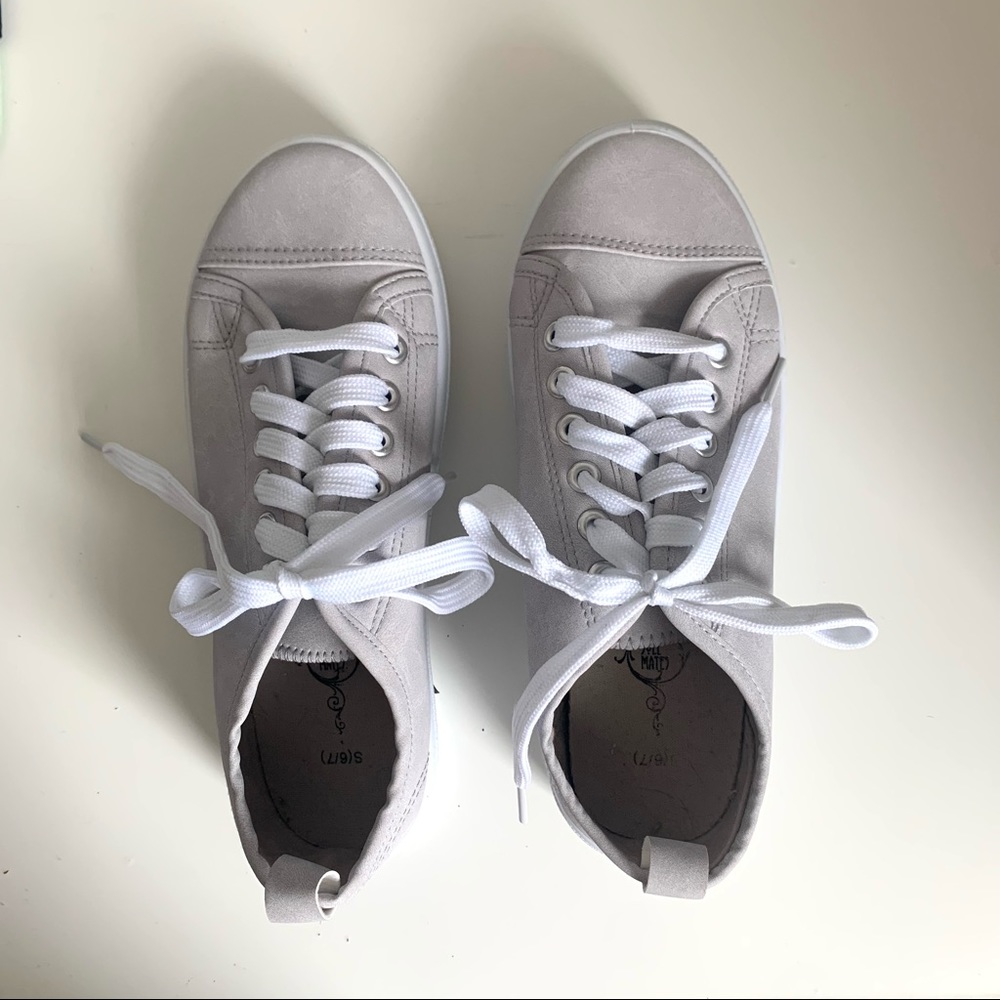 Light purple sneakers